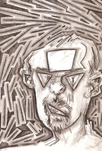 Illustration for article titled The self-portraits of an artist under the influence of meth, PCP, and other drugs